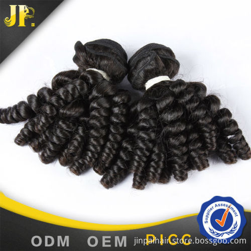 JP raw unprocessed long lasting dyeable unprocessed baby curl peruvian hair raw